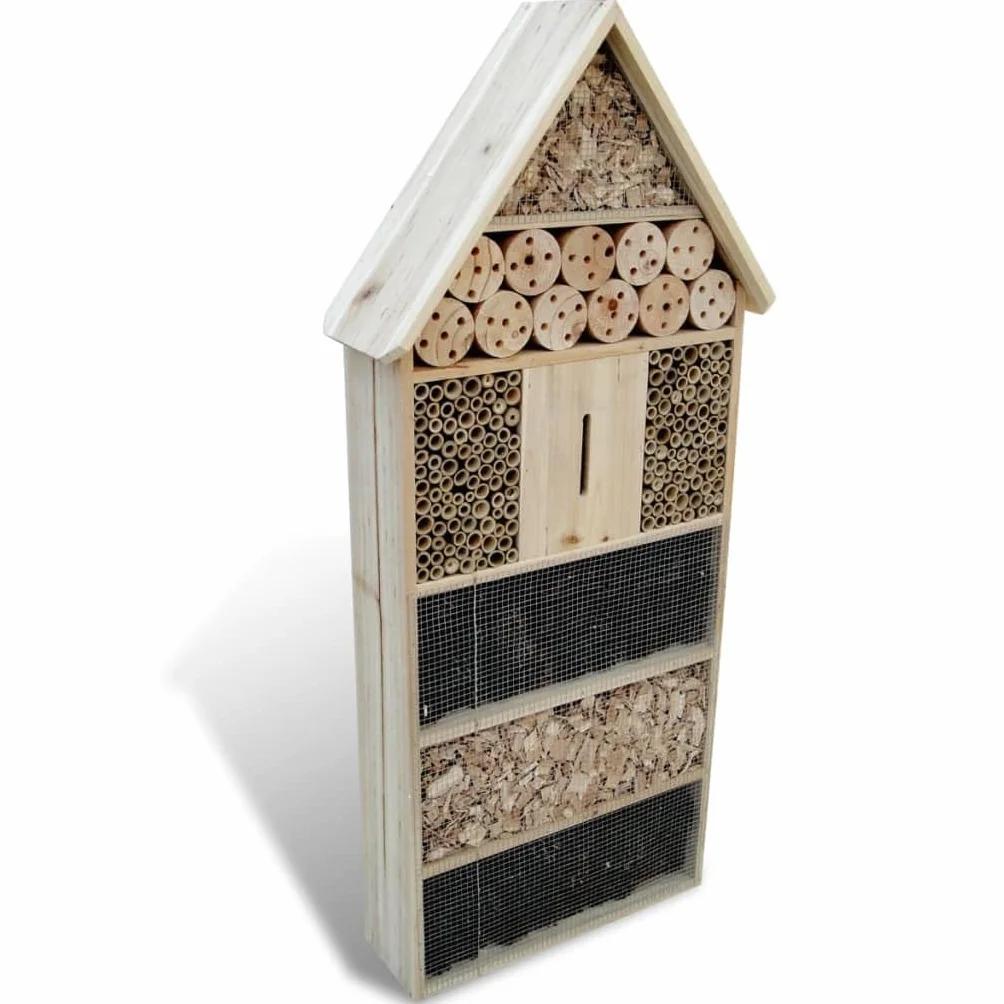 vidaXL Hotel para Insectos, tamaño XXL, 45,5 x 15 x 99 cm