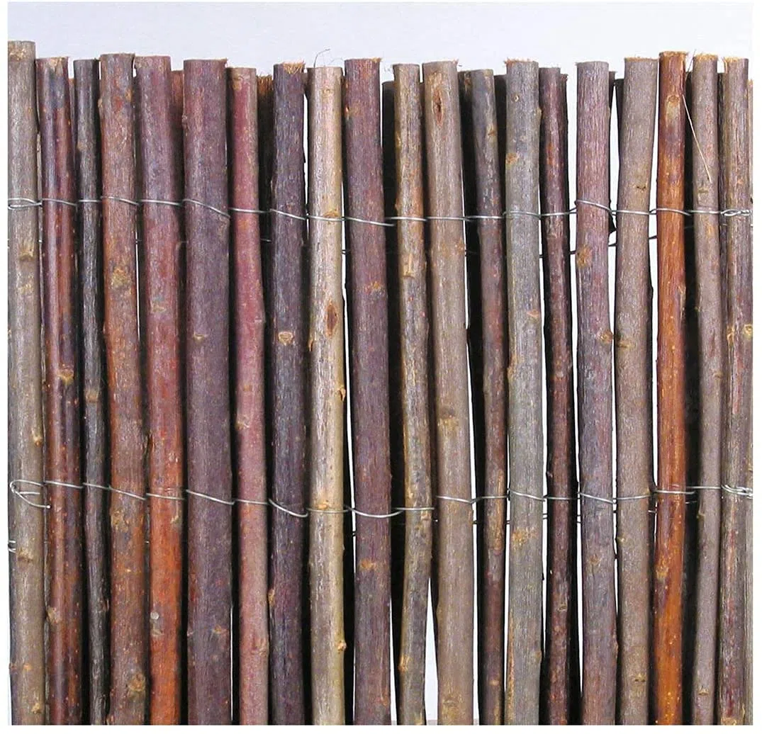 Mugar Mimbre Natural para Cerramiento de Jardín, Cañizo Grueso para Exterior (1x3m)