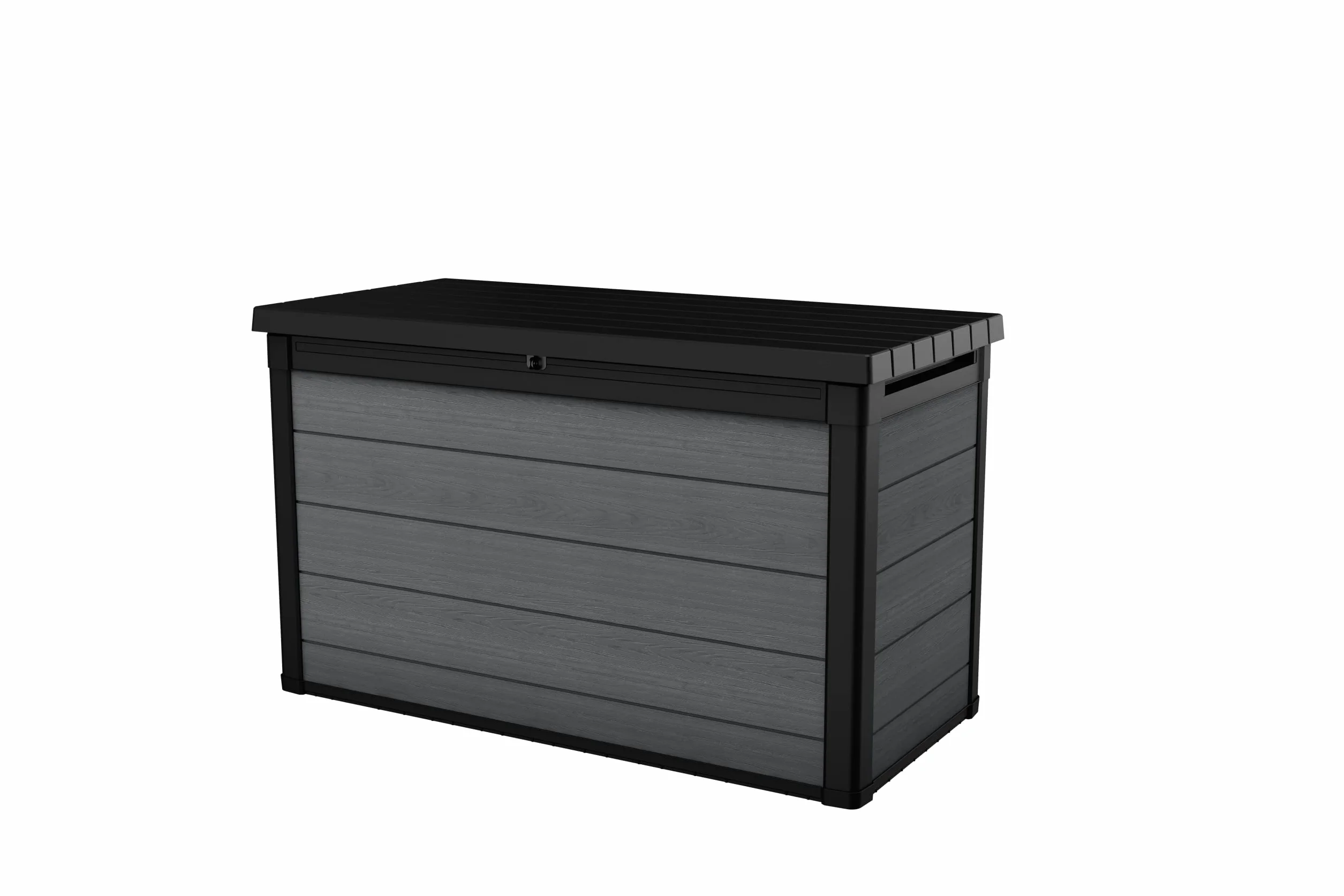 Keter Cortina - Caja para cojines (200, 757 L, dimensiones exteriores: 151,7 x 72,5 x 90 cm, resistente a la intemperie, impermeable, material Evotech)