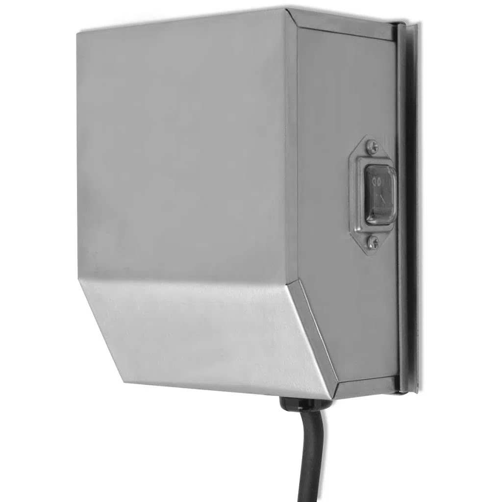 Tidyard Motor para Barbacoa Eléctrico para Asar Pollos Cerdito Cabra Cochinillo Ternera Motor Profesional para espetón de asado/Barbacoa Acero INOX. 4 W