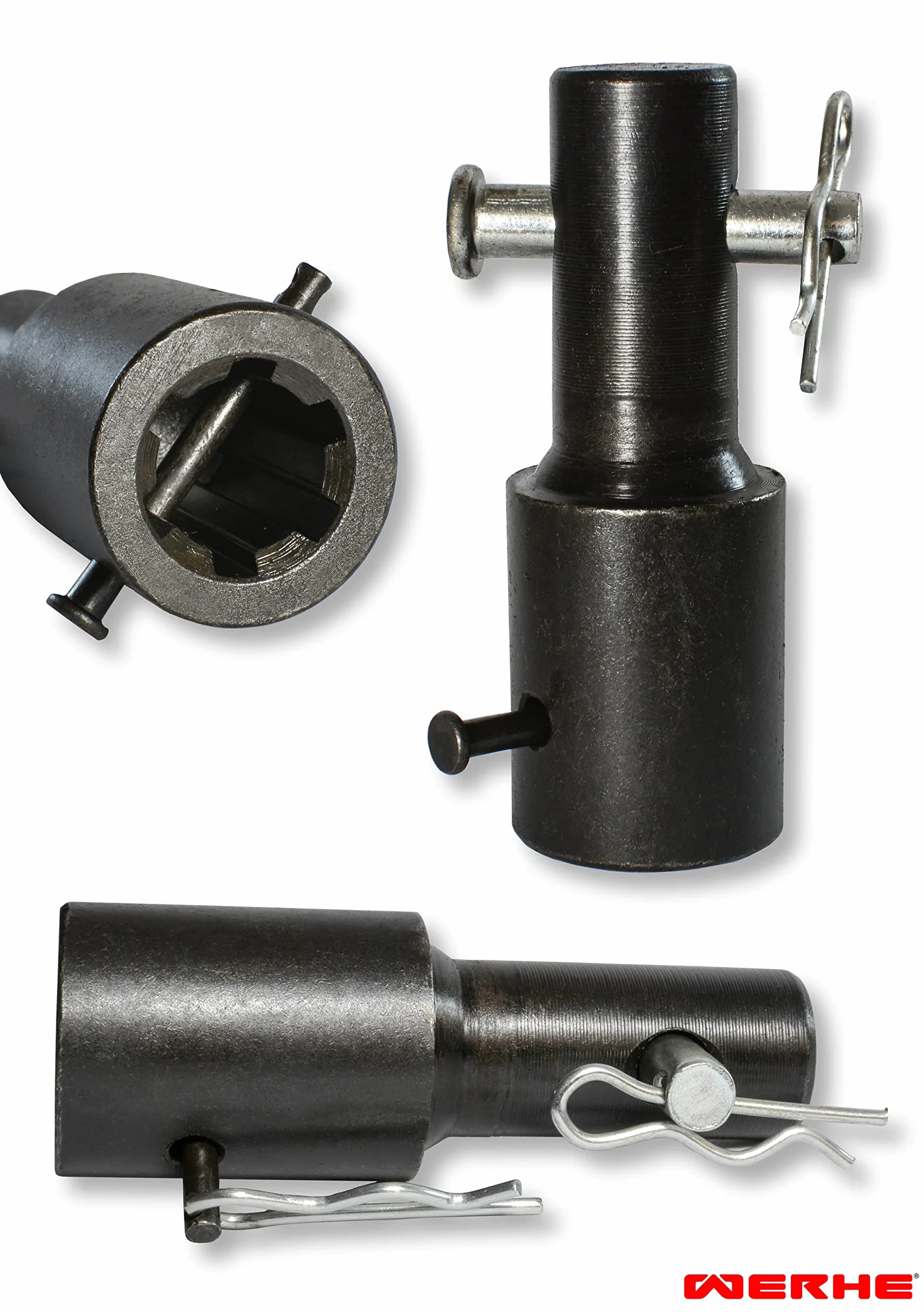 WERHE Barrena de tierra profesional 300 mm – Doble eje barrena para postes y pozos, punta de perforación robusta – Compatible con Stihl BT 106 C, BT 120 C, BT 121, BT 130, BT 131