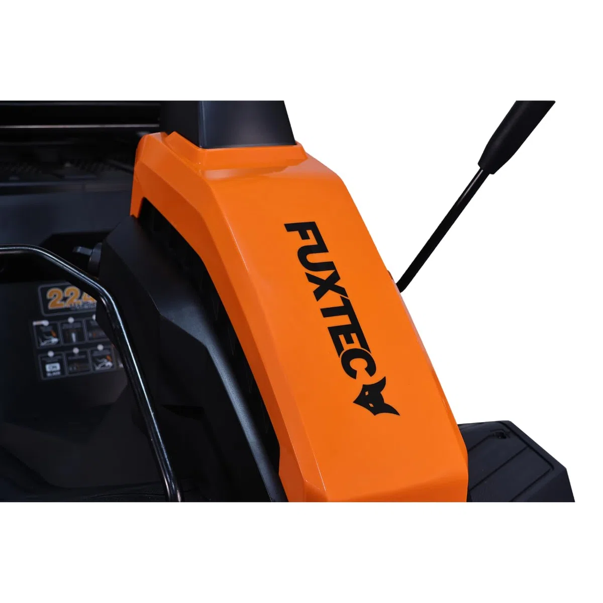 Tractor Cortacésped a Gasolina FUXTEC FX-RMR66 – Motor OHV 4 Tiempos, 65 cm de Corte, Bolsa de 150L, Arranque Eléctrico eStart