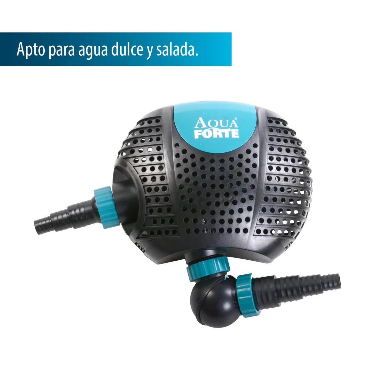 AquaForte O-5000 Plus, 40 vatios, caudal 5 m3/hora, altura 3,5 metros, longitud del cable 10 metros, para cursos de agua, cascadas, fuentes, filtros