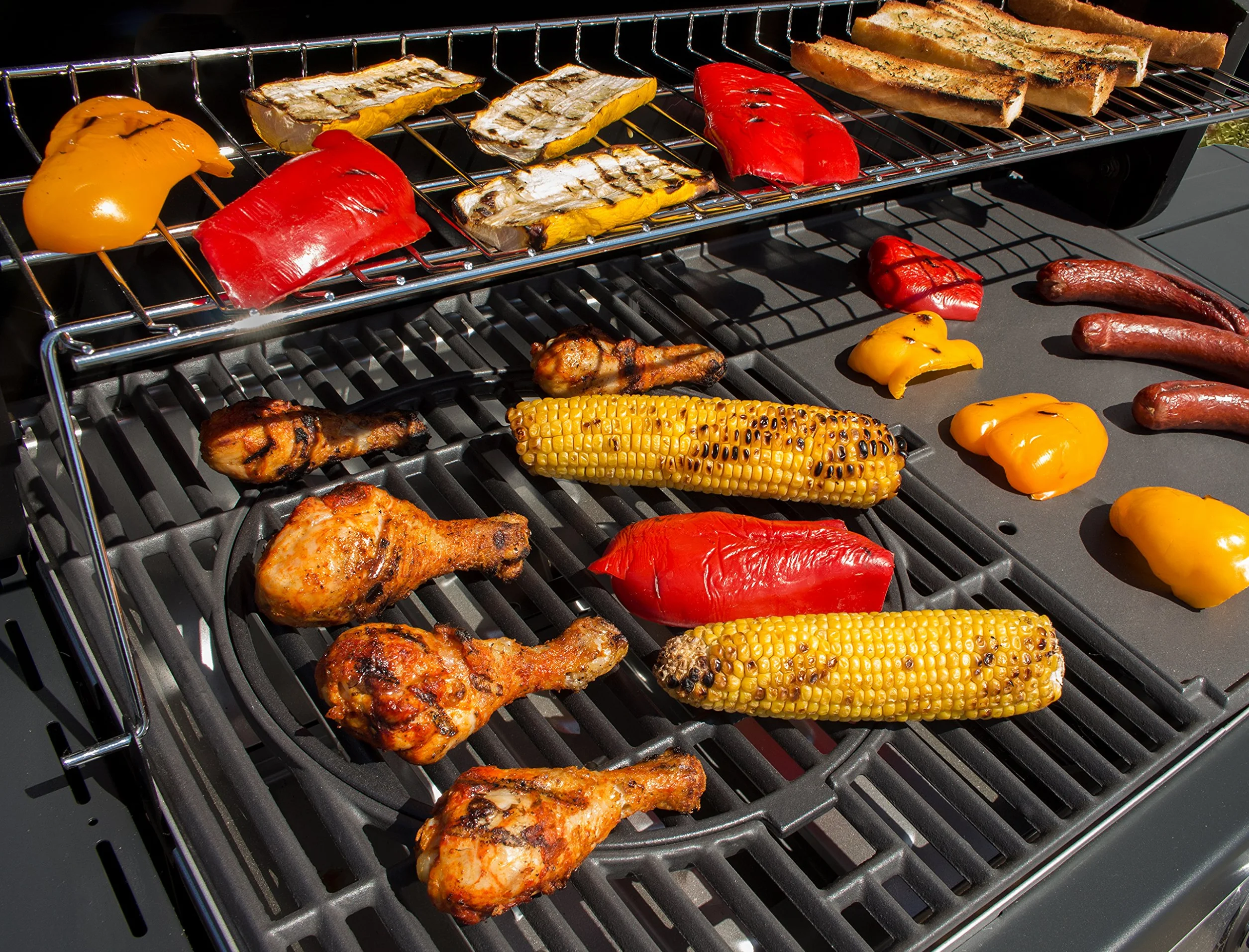 Campingaz Parrilla Culinary Modular de hierro fundido para parrillas de gas Campingaz Series 3 y 4, 45 x 39 cm