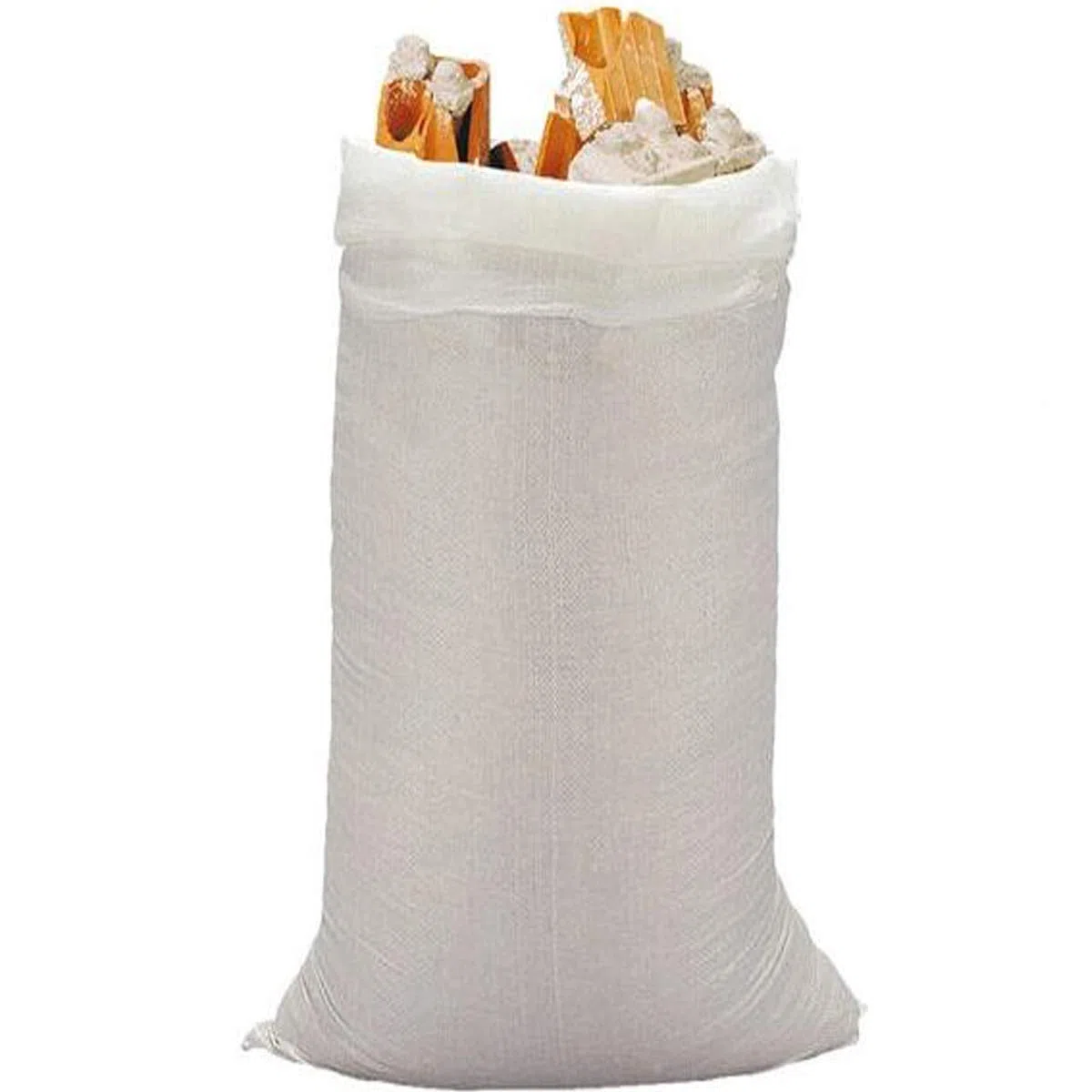 MULTISAC 1451. 100 Sacos de rafia para escombros 50x80 cms. con 100 bridas para cierre