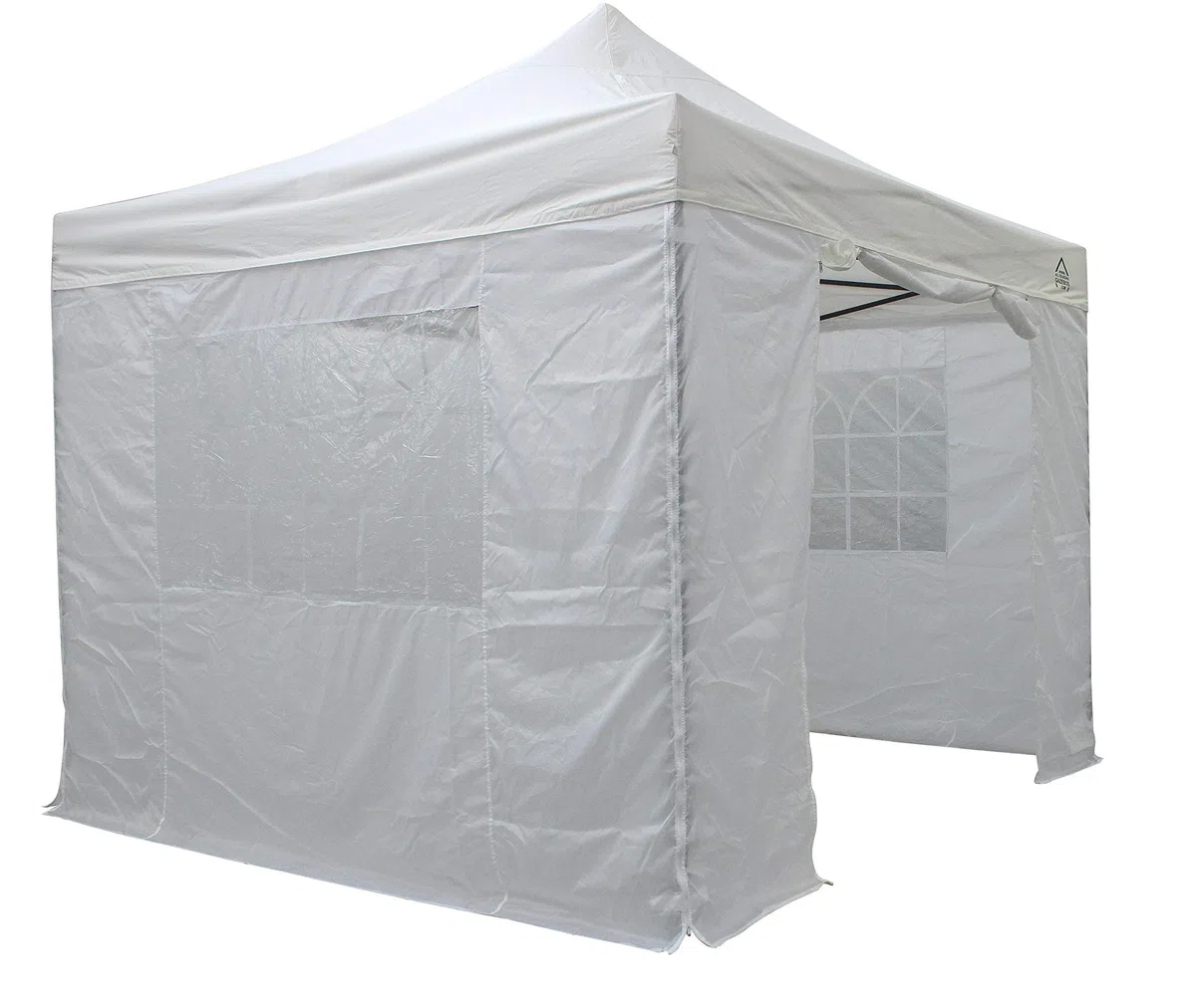 All Seasons Gazebos 3x3m Totalmente Impermeable Pop up Gazebo Incluye 4 Paredes Laterales - Blanco