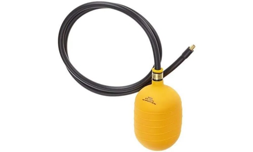 AquaForte Tapón inflable 92 - 145 mm, Apto para todo tipo de tuberías y desagües, Inflable con bomba manual, manguera de 1,5 metros, conexión hembra de 9 mm