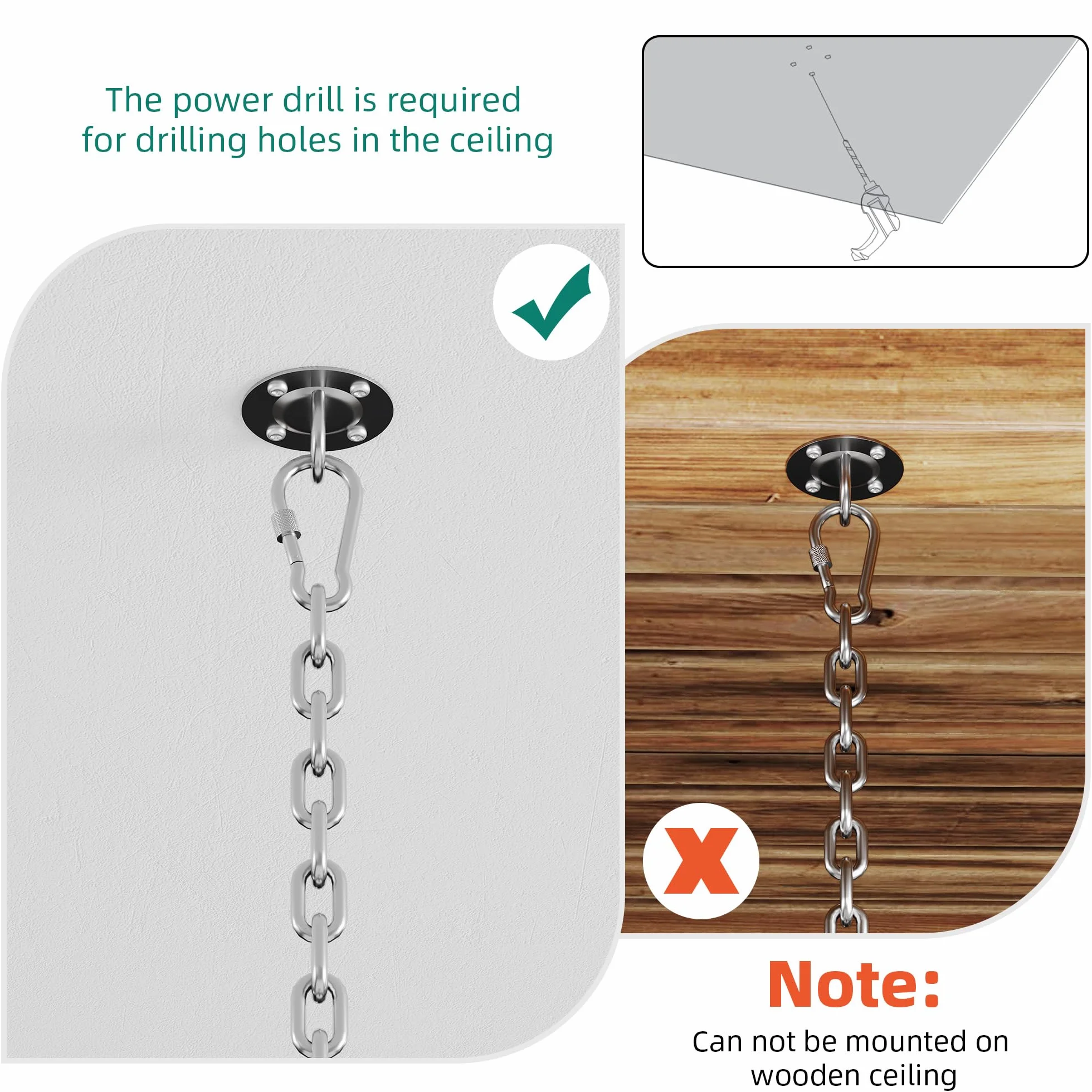 YITAHOME Hamaca colgante sin estructura, mecedora de ratán con cojín lavable, capacidad de carga de 160 kg, silla colgante plegable para terraza, jardín, dormitorio y balcón, color gris