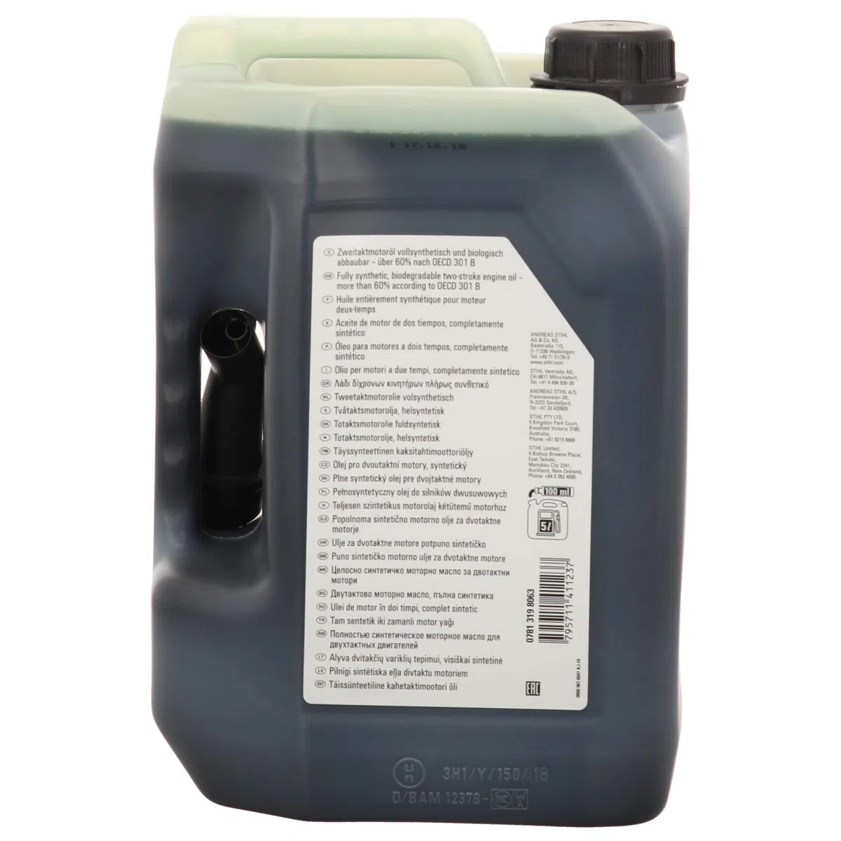 Stihl Aceite para motores de dos tiempos HP Ultra 1:50 5 L