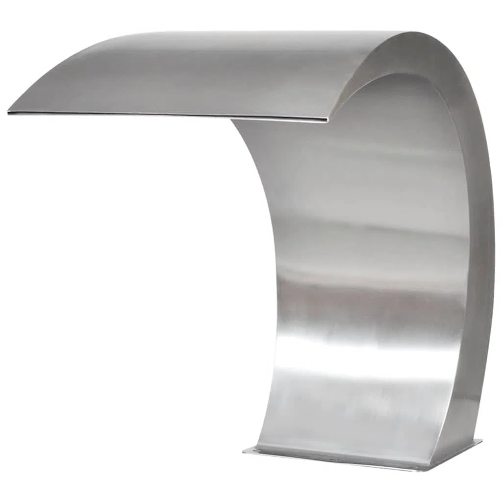 Fuente Cascada para Piscina Acero Inoxidable 45x30x60cm Fuente Estanque