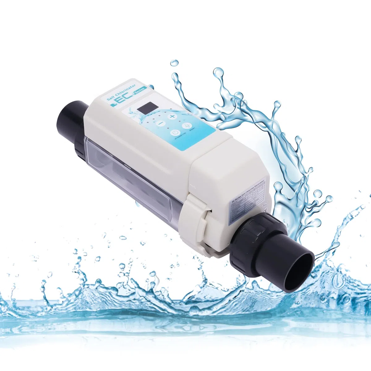 Generador de cloro de 8 g/h, sistema de agua salada, electrólisis, generador de cloro, adecuado para piscinas SPA de 50 m³