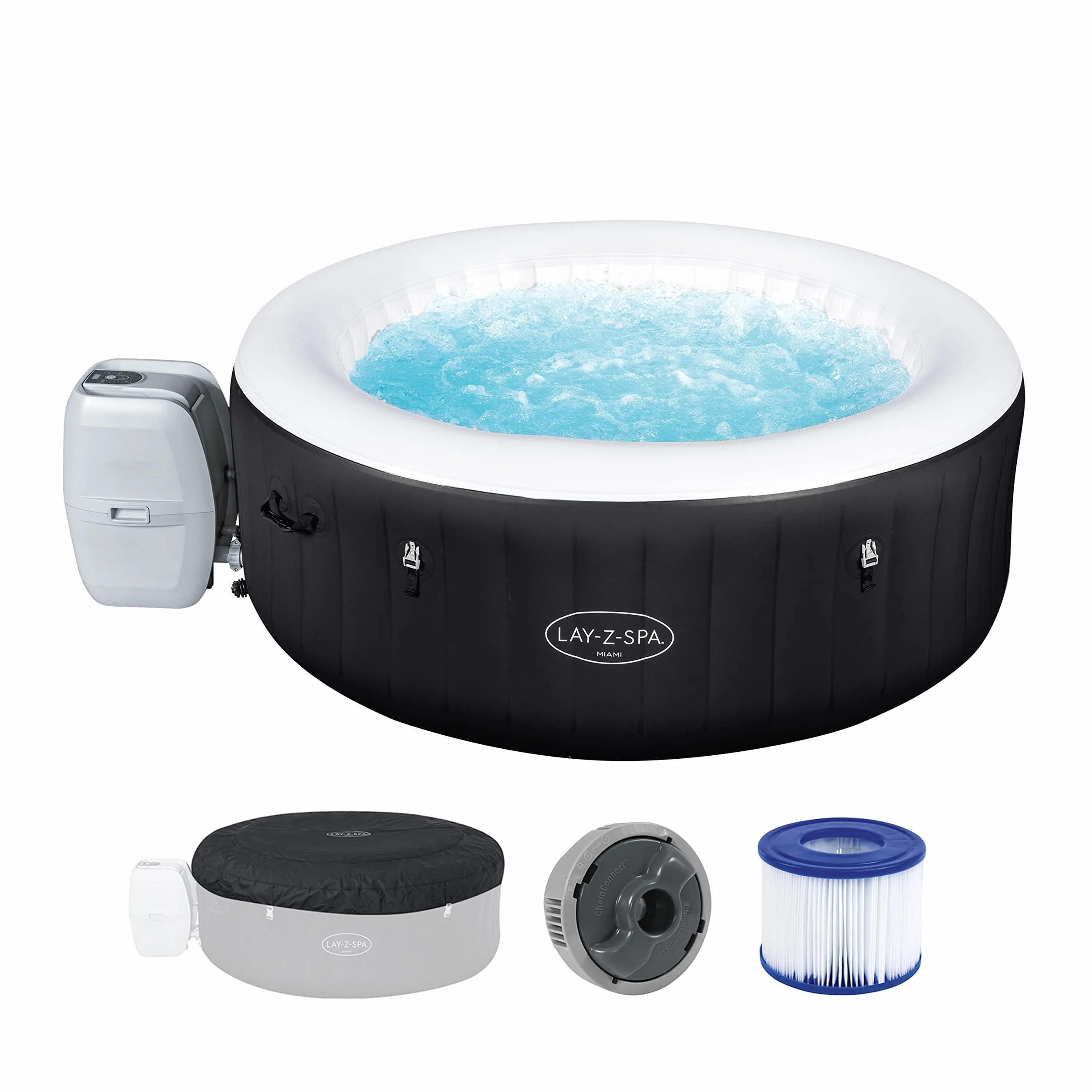 Bestway Lay-Z-SPA® 71" x 26"/1.80m x 66cm Miami AirJet
