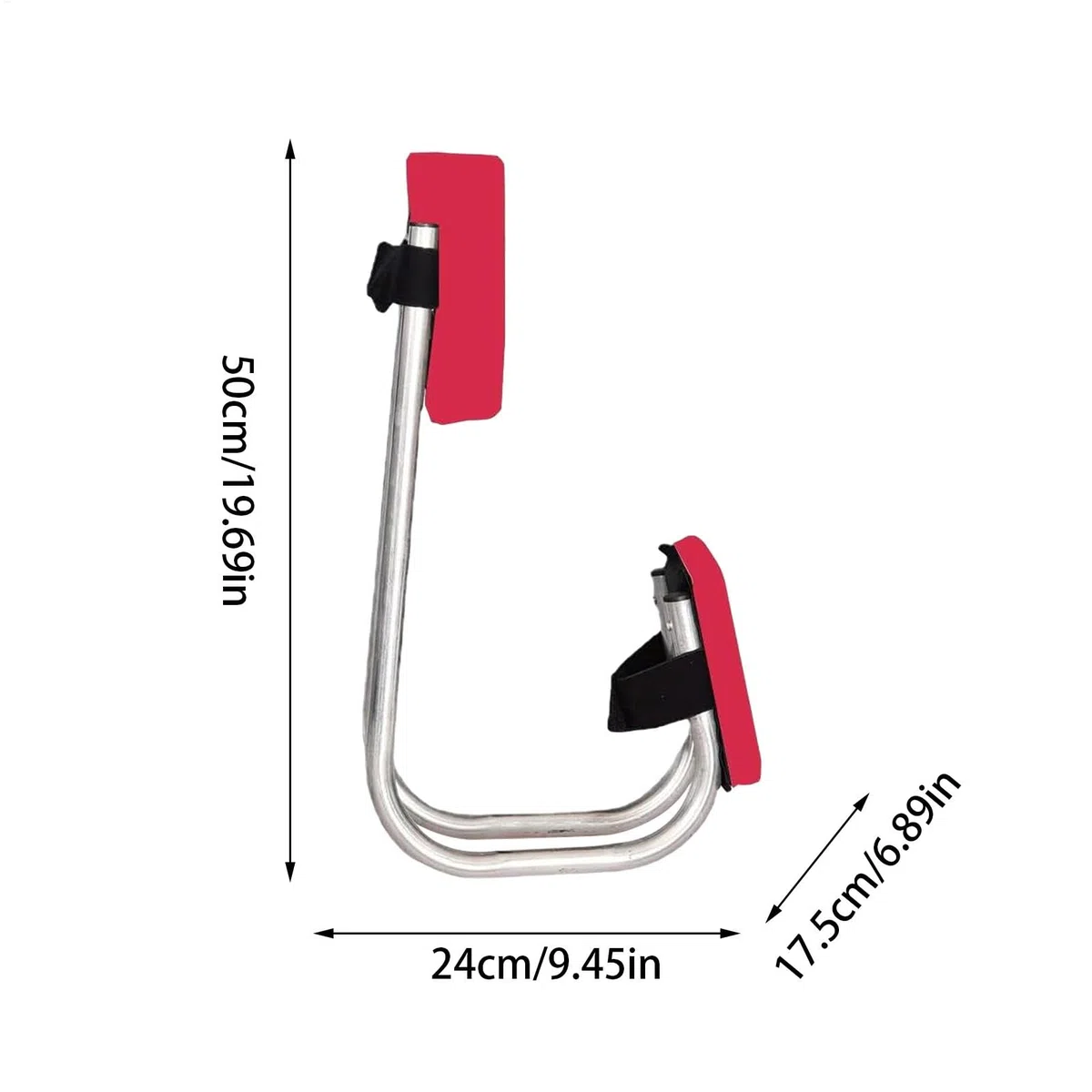 Asiento de jardín y Banco para Rodillas Plegable de Acero Inoxidable Herramienta de jardinería, Soporte ergonómico para el Tobillo, Asiento de Rodillera para jardinería, Asiento de Rodilla para