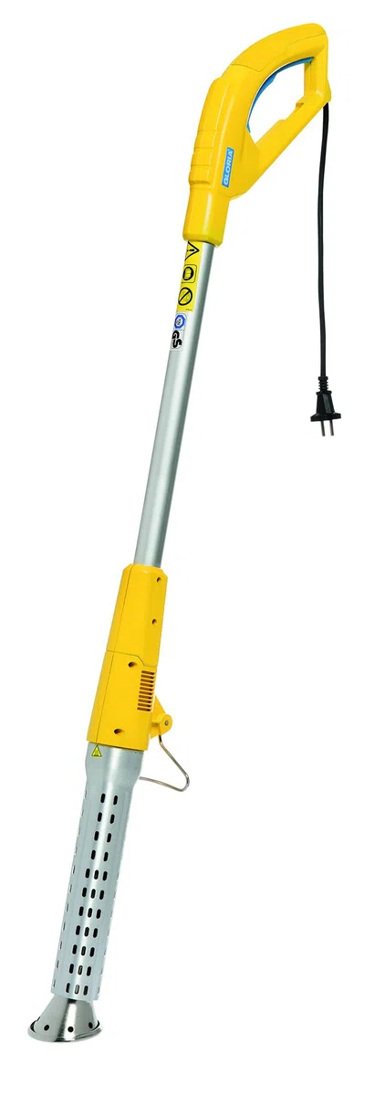 Gloria Thermoflamm Bio Electro 000173.0301 - Quemador de Malas Hierbas y Encendedor de Gillan, Enchufe Suizo, 230 V (CH), Color Amarillo