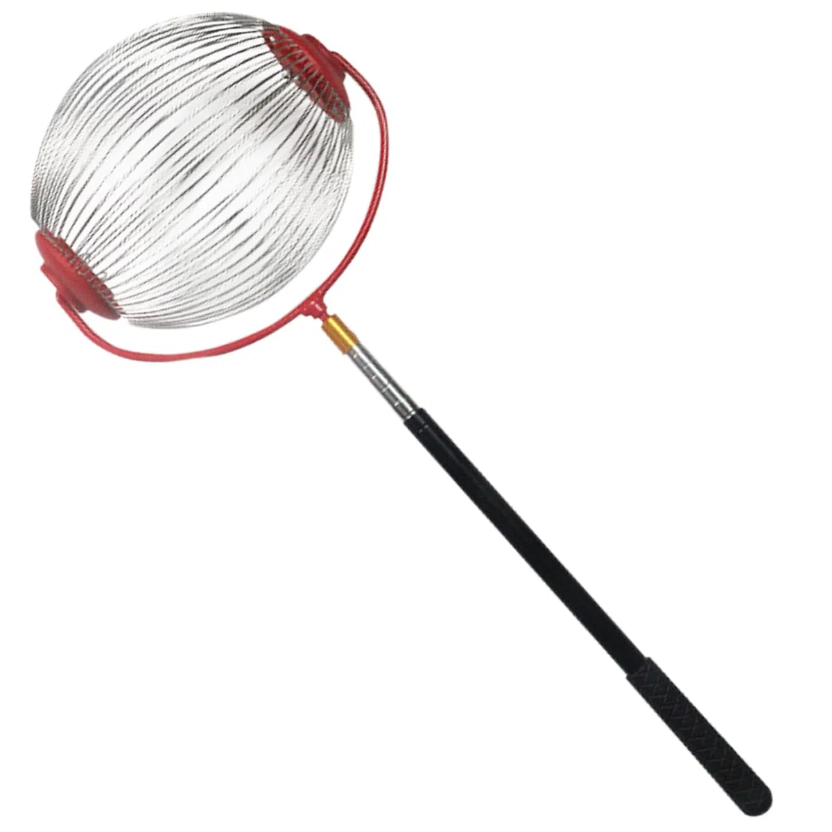 Recolector de nueces de Acero Inoxidable de 150 x 24 x 20 cm, recogedor de nueces y Rodillo Superior con telescópico de 5 Secciones, Herramienta Manual para jardinería, Nogal, Pera