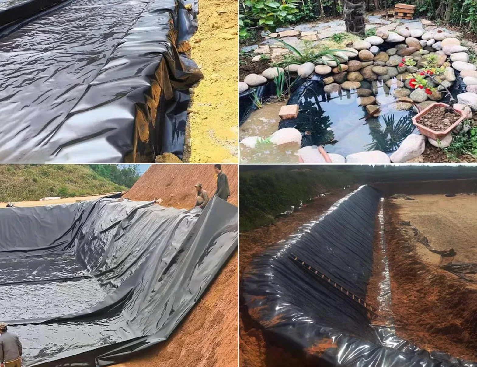 Lona para Estanque Revestimiento para Estanques De Peces Resistente HDPE Rotura De Membrana Lona Estanque Fuentes De Corrientes Y Jardines(Size:10 * 10m(32.8 * 32.8ft) 20S)