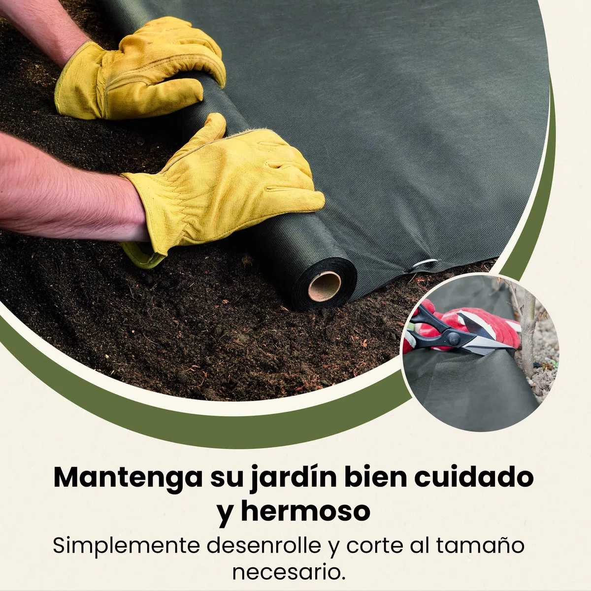 GARDENIX 100 m² de Fieltro para Malas Hierbas con 100 Anclajes de Tierra 1 m x 100 m – Permeable al Agua 100 g/m² – Negro Resistente a los Rayos UV lámina de vellón para jardinería