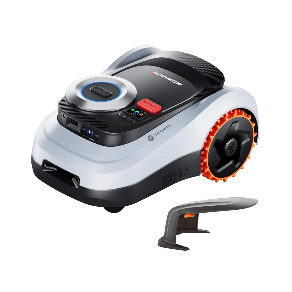 Segway Navimow i208 LiDAR Robot Cortacésped sin Cables para 800 m² con Garage M, LiDAR de Estado sólido + Vision, Cartografiado Automático, Pendientes del 45%, 4G Integrado (Envío por Separado)
