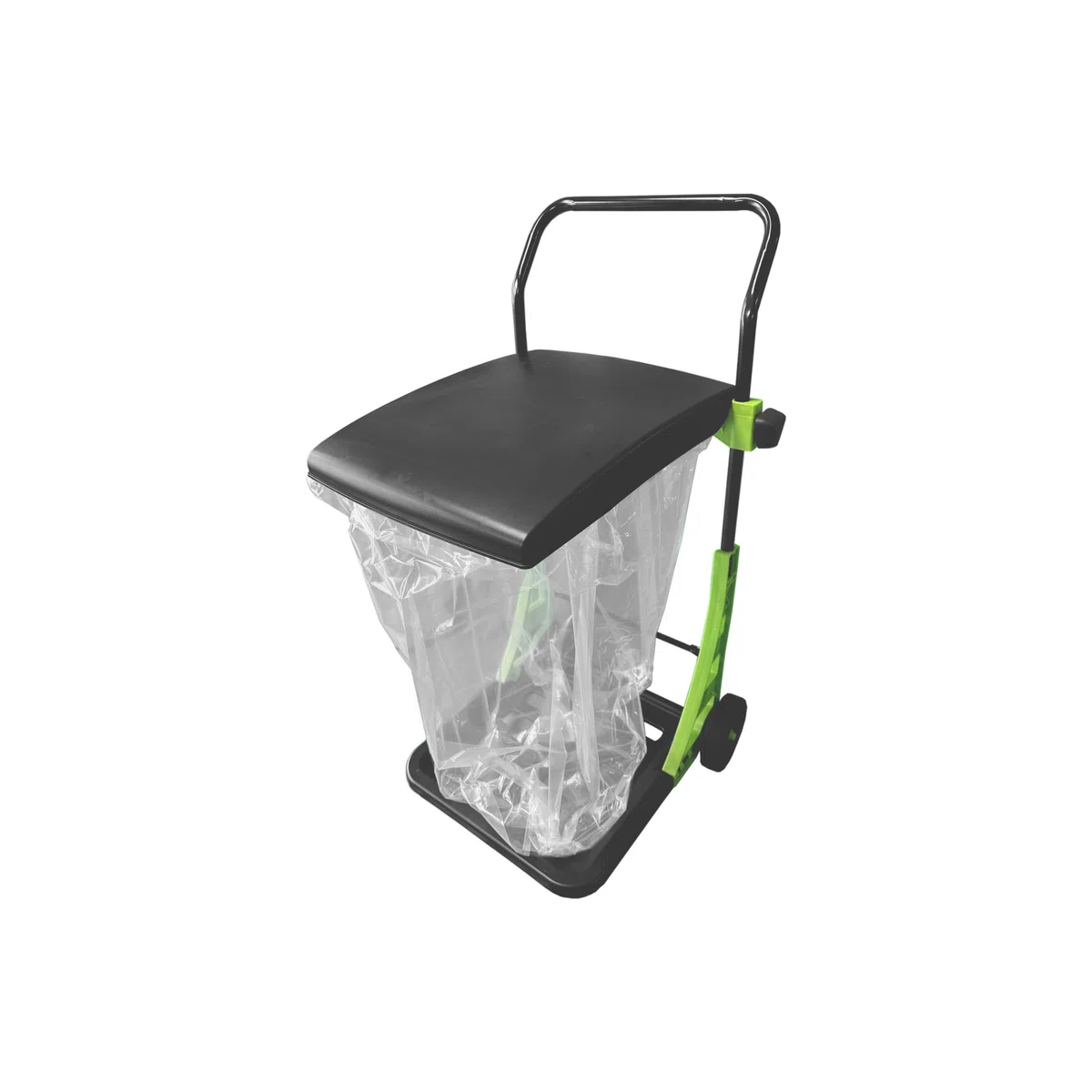 Bosmere Carrito de jardín Multiusos, Cubo de Basura Plegable Ajustable, Cubo de Basura portátil, Acero de aleación, Color Verde