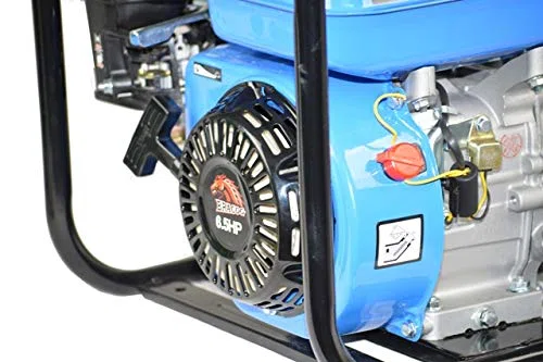 Motobomba de Agua a Gasolina BRACOG HJM20CX | Motor 4 Tiempos 196cc 6,5CV, Caudal 36.000 L/h, Elevación 28m, Aspiración 7m, Conexión 2" | Jardín y Riego