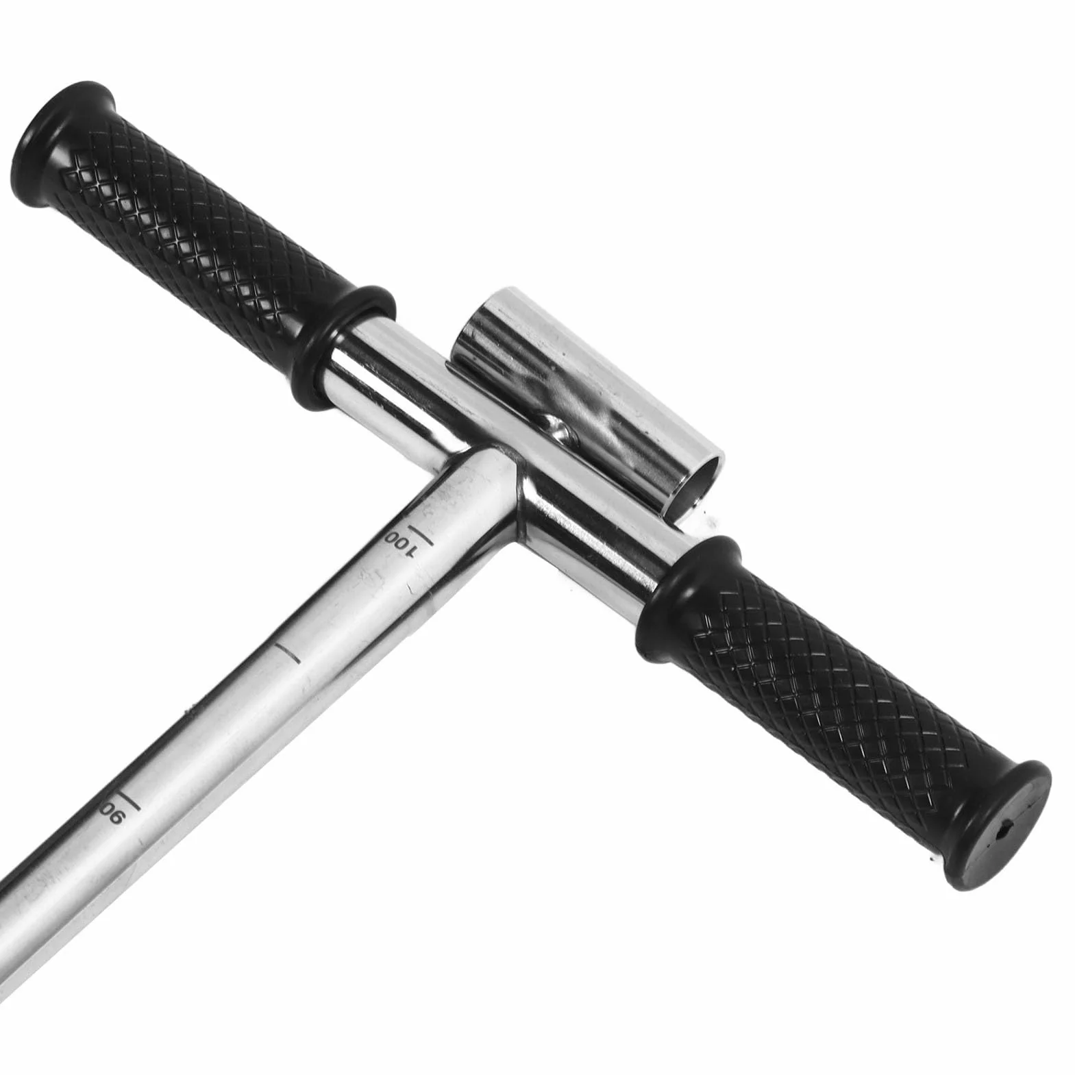 Sonda de Muestreo de Suelo de Acero Inoxidable para Muestreo de Granjas de Jardín de Césped 1 M 38 Mm, Muestreo de Ahorro de Esfuerzo Taladro de Suelo Herramientas para el
