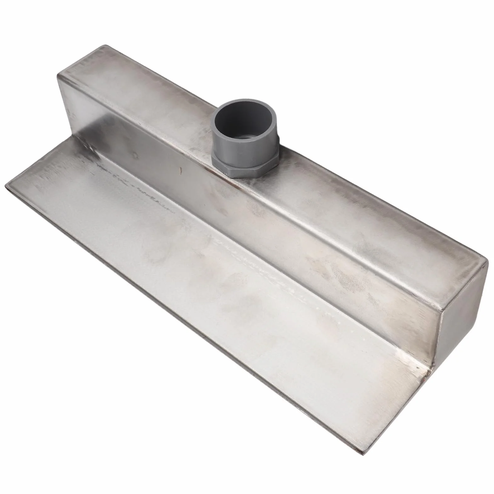 Aliviadero de Fuente de Cascada, Salida de Cascada Decorativa de Acero Inoxidable 304, Cascada para Patio, Jardín, Villa, Piscina (400MM)