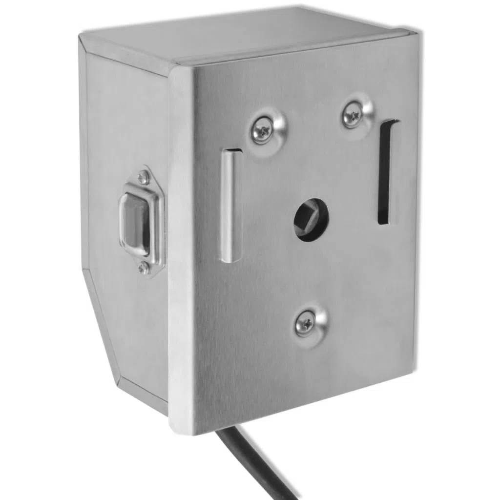 Tidyard Motor para Barbacoa Eléctrico para Asar Pollos Cerdito Cabra Cochinillo Ternera Motor Profesional para espetón de asado/Barbacoa Acero INOX. 4 W