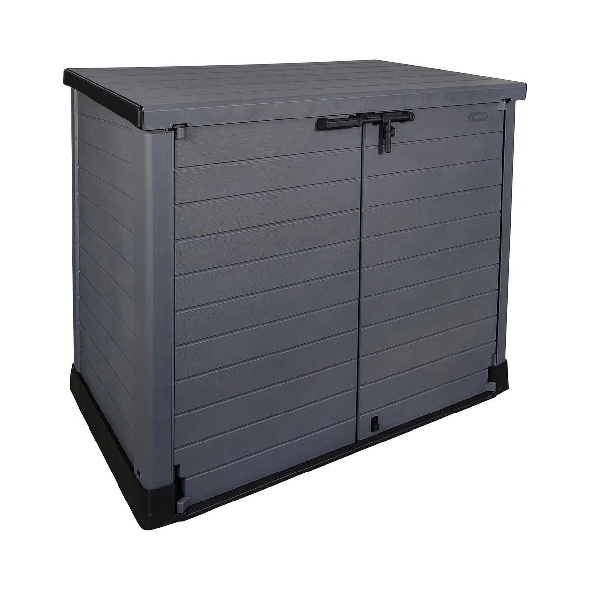 Duramax - Arcón cubre cubos exterior - 1200 L - PVC - color gris claro