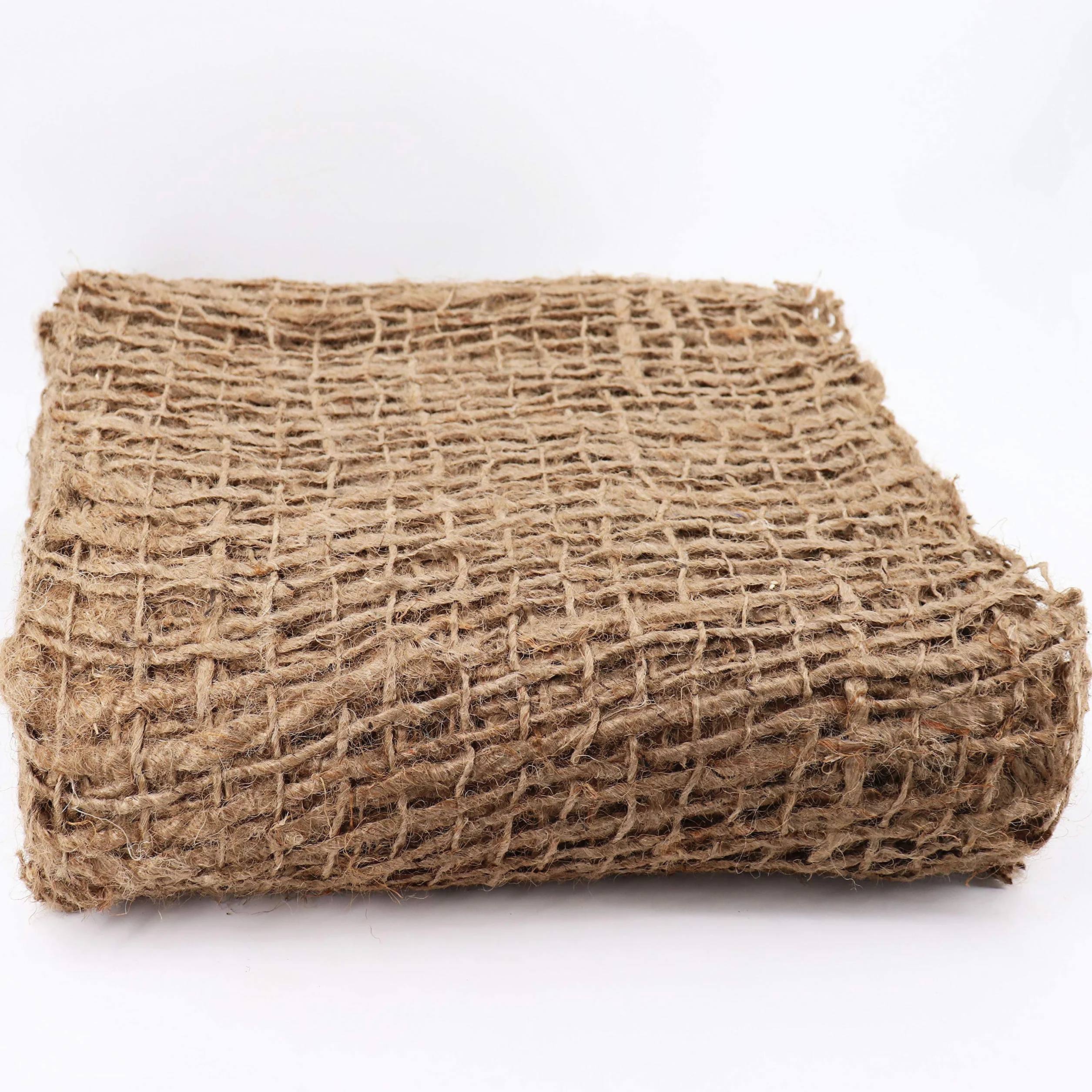 Estera de terraplén de 40 m x 1,20 m, estera de banco para el revestimiento del estanque, tela de yute, 500gr./m², 1,2 m de ancho