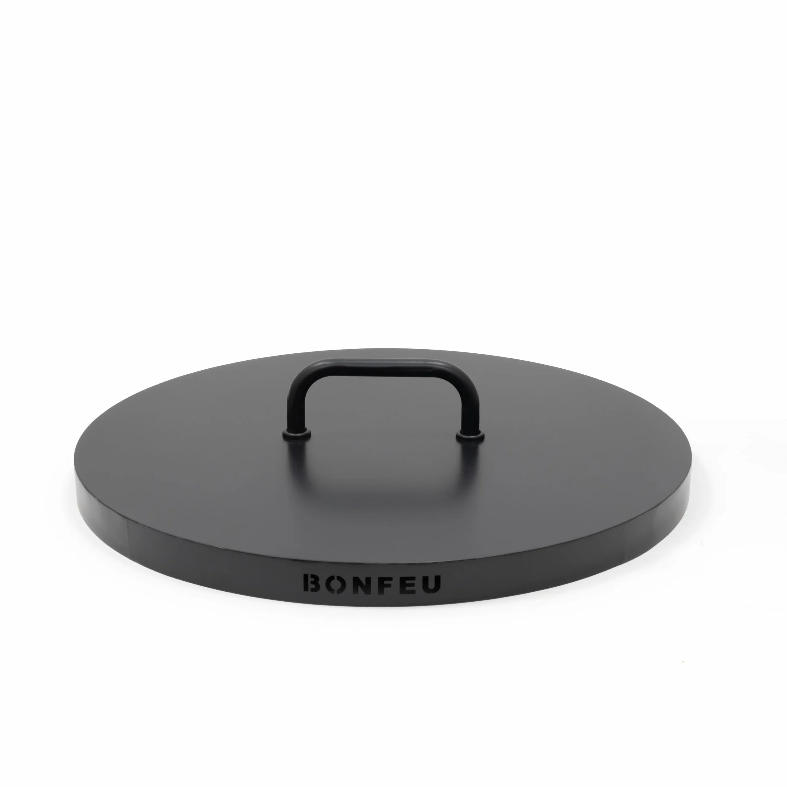 BonFeu Tapa para brasero – Negro Acero – Cubierta para brasero (Negro, Ø100 cm)