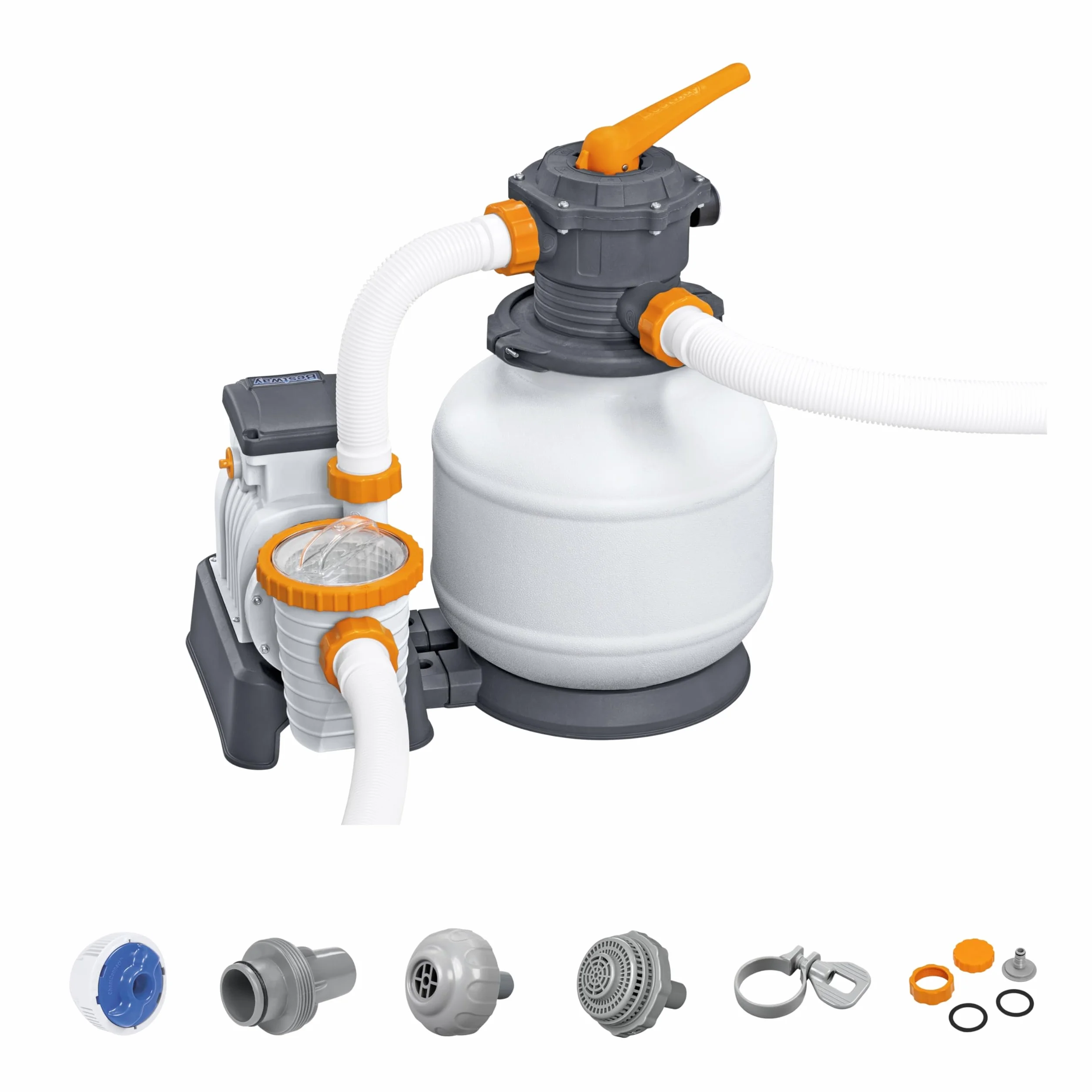BESTWAY Depuradora de Arena Flowclear de 8.327 L/h 55,5x44x60 cm Blanco