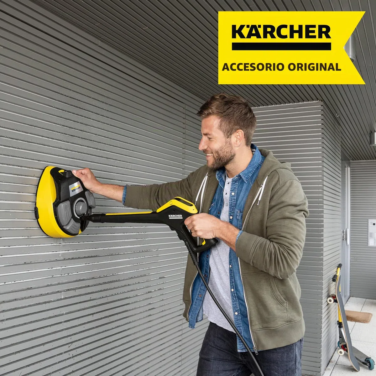 Kärcher T-Racer T 7 Plus limpiadora de Superficies, para la Limpieza efectiva de Grandes Superficies y sin Salpicaduras, Accesorio Adecuado para Hidrolimpiadoras K 4 a K 7 de Kärcher
