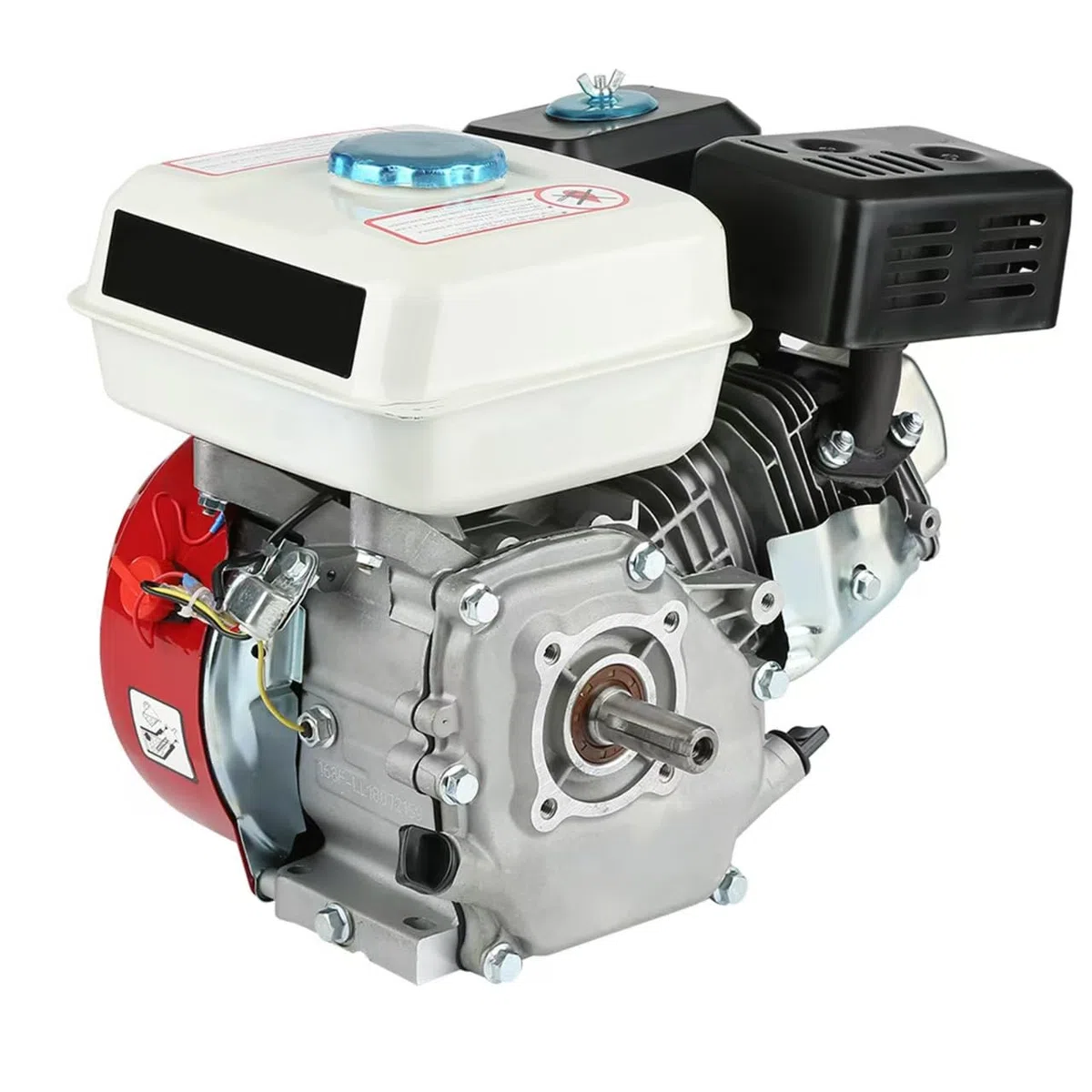 6,5 PS Benzinmotor, 4-Takt OHV Motor mit Pull Start, 168F Ersatzmotor mit Easy Start Vergaser und niedrigem Ölverbrauch