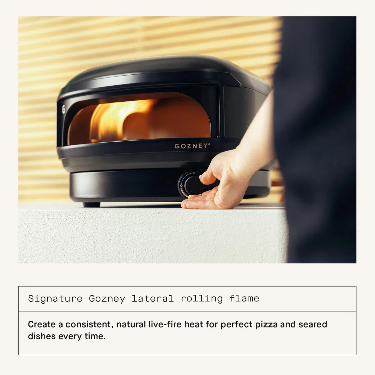 Gozney Arc Lite - Horno de pizza para exteriores, horno de pizza de gas propano, control de llama de precisión, cocina pizza de 12 pulgadas en 60 segundos, calienta hasta 950 F, color negro apagado
