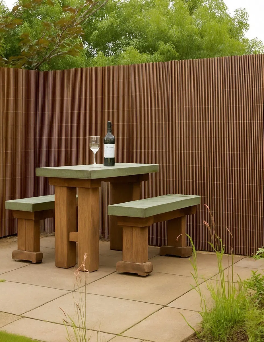 JARDIN202 - Cerramiento de Mimbre Natural Ecológico 80% Ocultación | Valla de Ocultación Decorativa Resistente | Rollo: 2 x 3 metros -