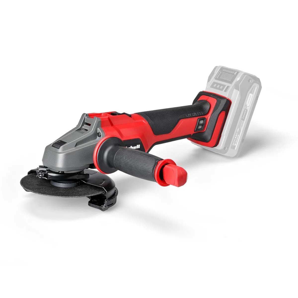 Einhell Professional Amoladora angular con batería AXXIO 18/125 Power X-Change (18 V, 700W, Ø de disco de 125mm, 33 mm de profundidad de corte, sin escobillas, sin disco de corte, sin batería)