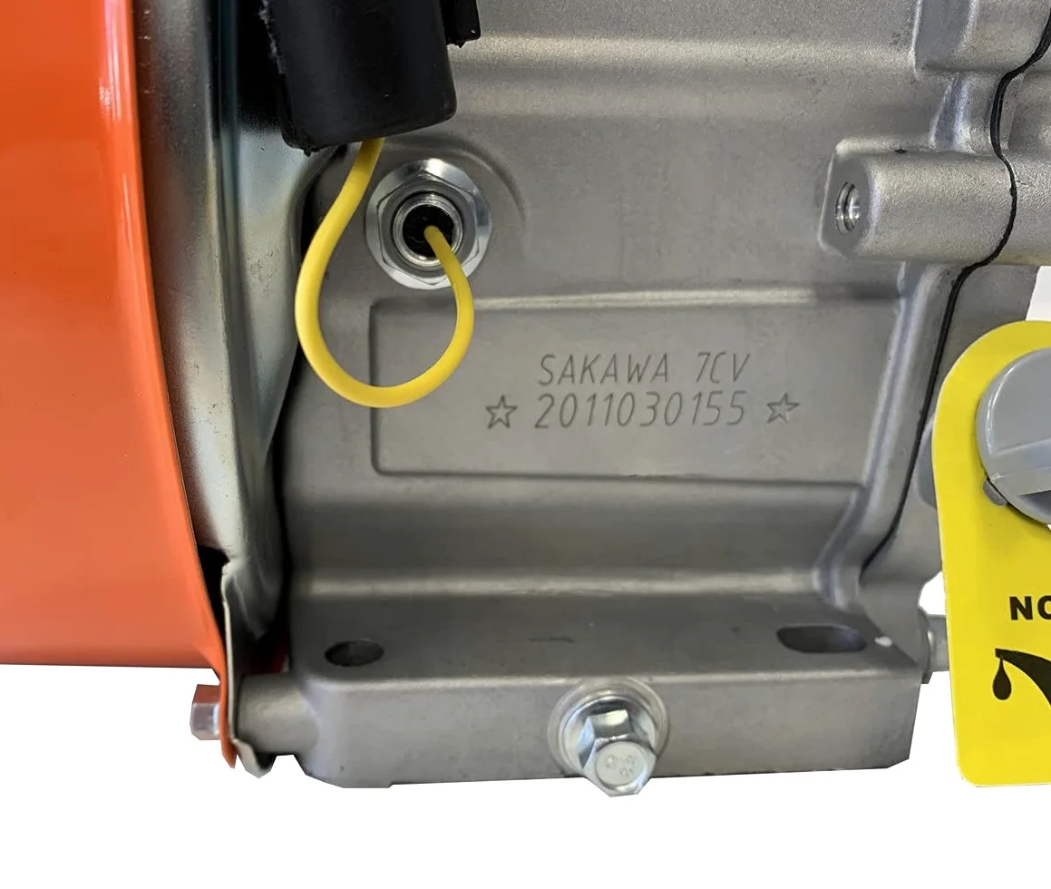 SAKAWA Motor Gasolina 4 Tiempos 208CC 7CV 19 mm + Aceite