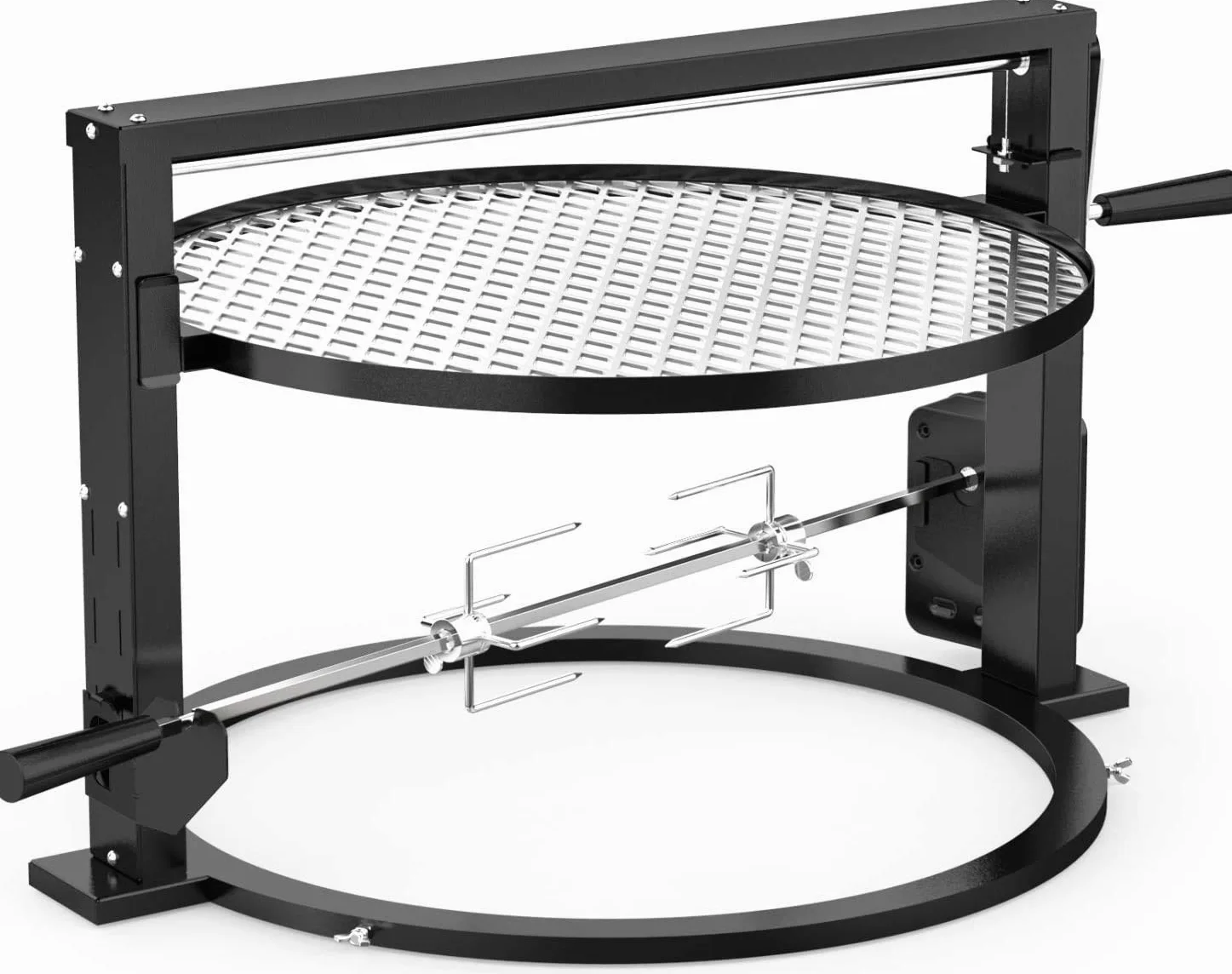 onlyfire Santa Maria Style Grill Sistema de asador Accesorio de Rejilla de cocción Ajustable para Weber 55cm Hervidor de Agua Parrillas Patio Trasero