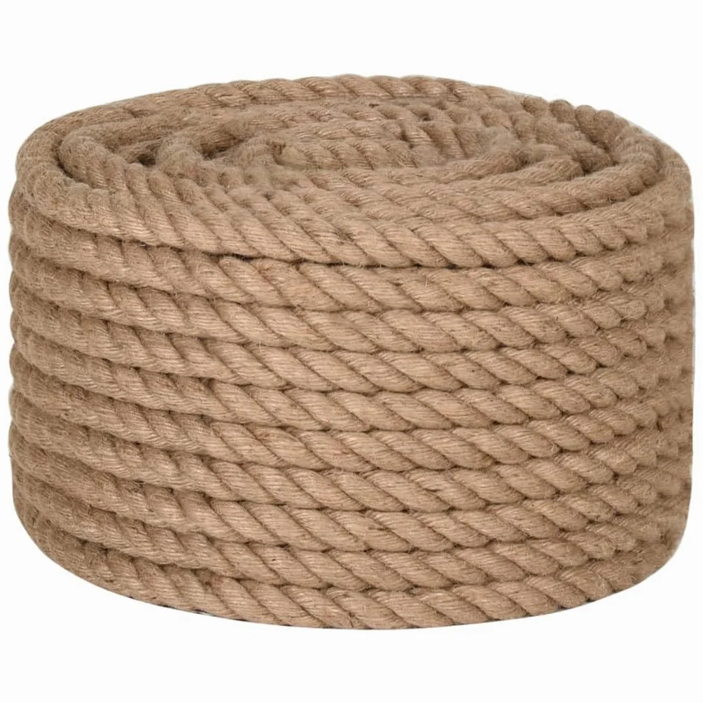vidaXL Cuerda 100% yute 20 mm 50 m