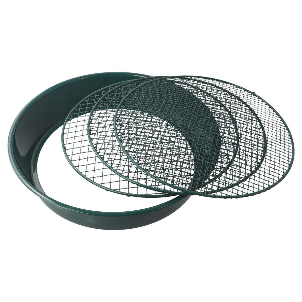 Tamiz de malla intercambiable para jardinería, tamaños de 12 mm, 9 mm, 6 mm para un fácil manejo y separación de desechos
