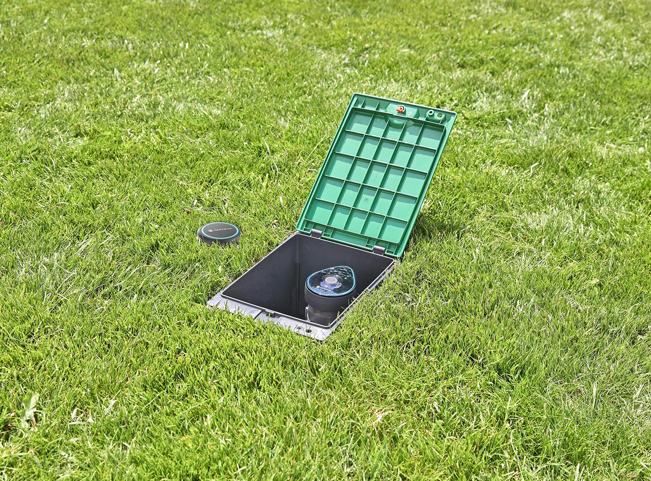 Gardena Válvula de riego Bluetooth de 9 V: control de riego programable con Bluetooth, alcance de hasta 10 m, 6 horarios independientes (01285-20)