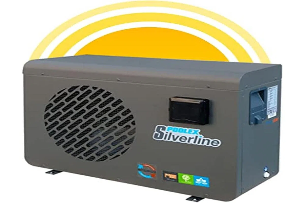 POOLEX Silverline 120 - Bomba de Calor, Color Gris