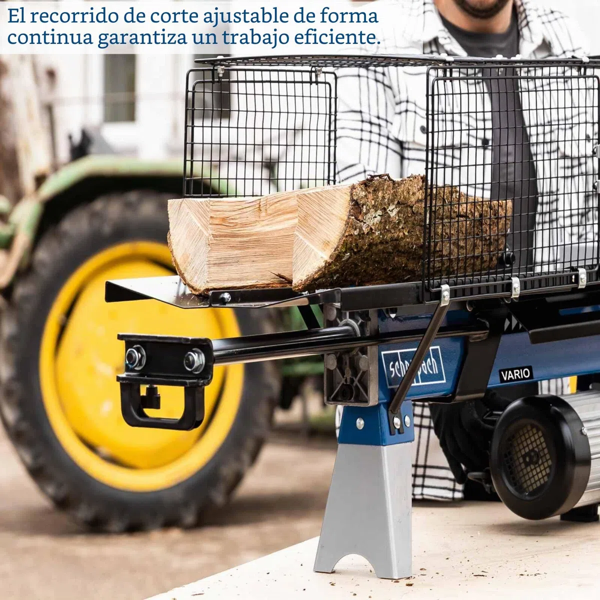 Scheppach Separadora de troncos hidráulica horizontal HL760LS 220-240V 50Hz 2200W - 7t marca