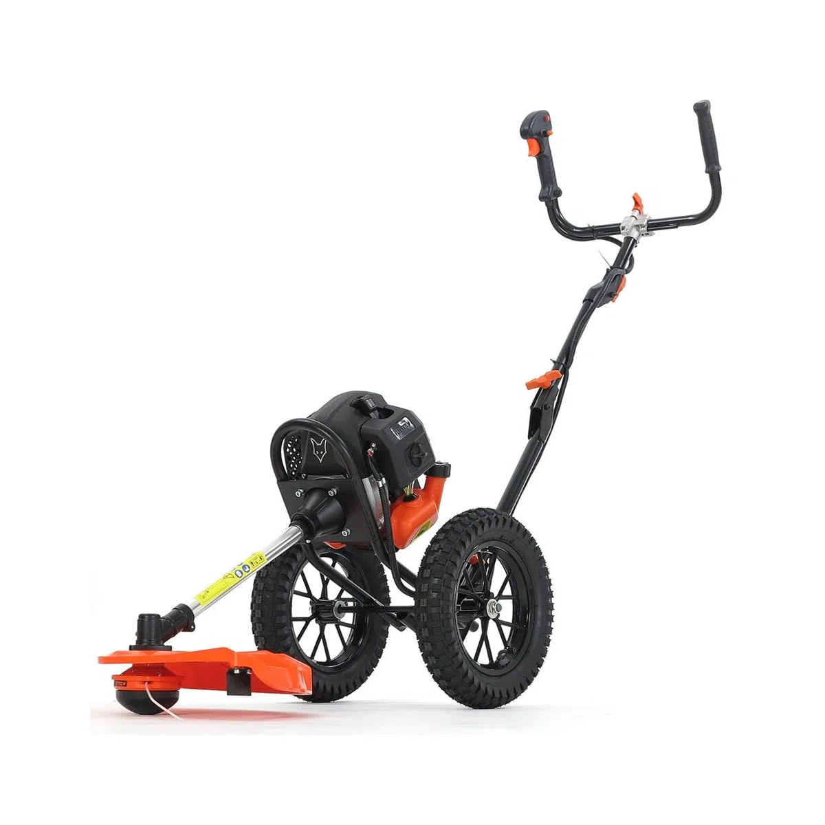 FUXTEC Desbrozadora con Ruedas de Gasolina FX-FSR152 de 52cc y con 3 CV - diseñada para Grandes Superficies y para su Espalda. Recortadora Trimmer,Motor de Gasolina de 2 Tiempos