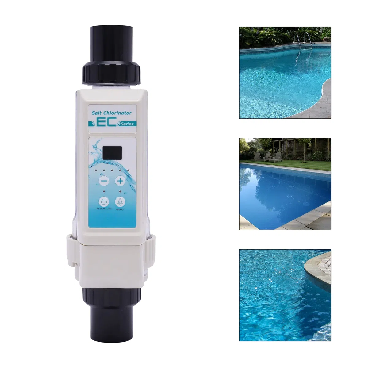 Generador de cloro de 8 g/h, sistema de agua salada, electrólisis, generador de cloro, adecuado para piscinas SPA de 50 m³