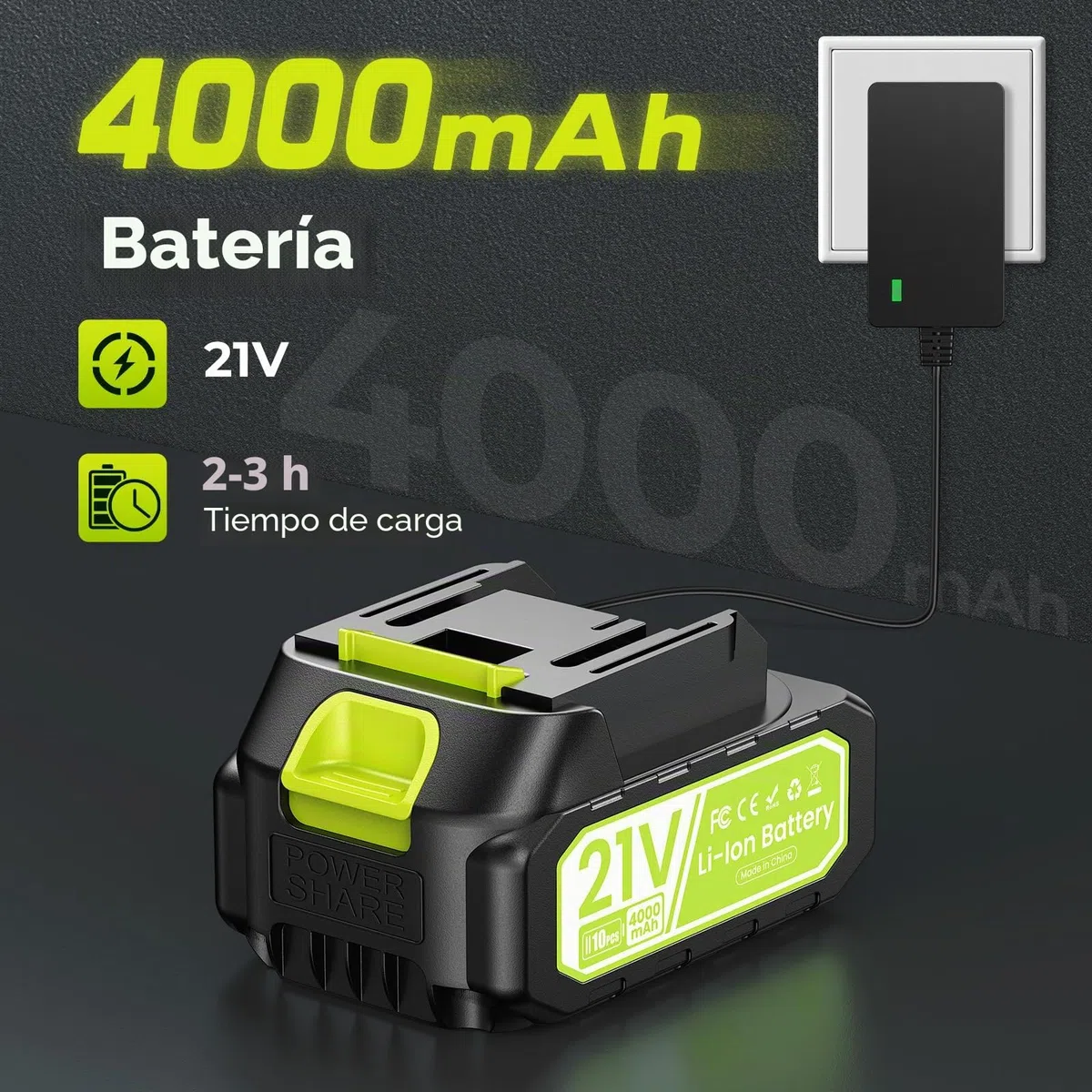 Tijeras de Podar Electricas, 60mm Tijeras de Podar Bateria 4000 mAh, 1200W Motor sin Escobillas, Hoja SK7, 4 Tamaños de Apertura 35-70mm, Profesional Tijeras de Podar para Huertos, Jardines, Granjas