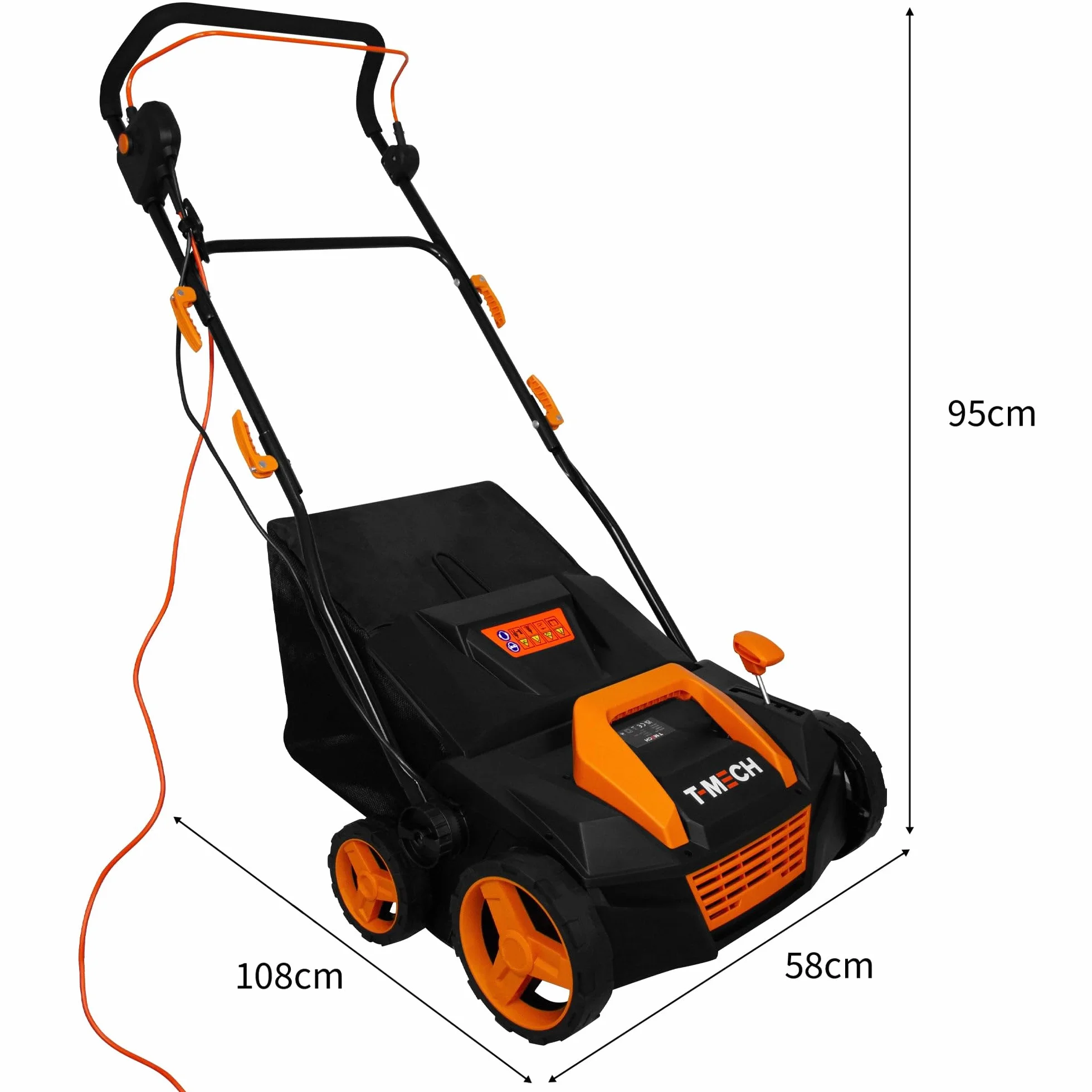 T-Mech Aspiradora Barredora Peinadora Cepilladora Escoba Cesped Artificial Eléctrica Barredor Limpiador Soplador Maquina Peinar Limpiar Cepillar Césped Artificial Eléctrico+Bolsa Recogida 50L,12.2kg