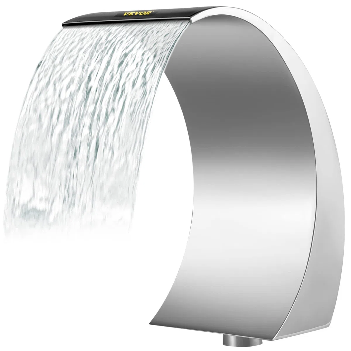 VEVOR Fuente de Cascada para Piscina Fuente de Acero Inoxidable 40 x 20 x 3,81 cm Fuentes de Piscina Plateadas para Piscinas de Tierra Jardín Cascadas al Aire Libre Característica de Agua de Esta