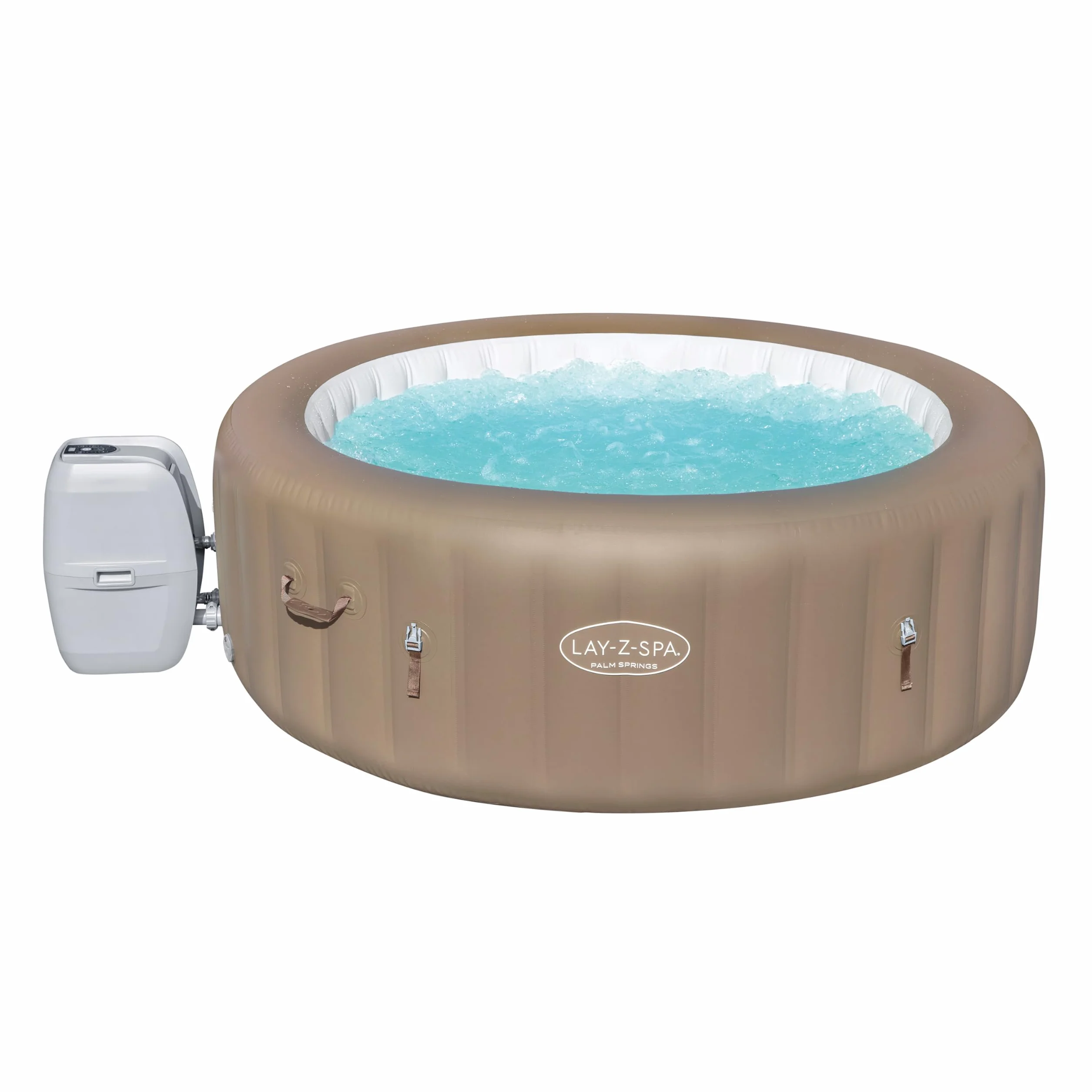 BESTWAY SPA Hinchable Lay-Z-SPA Palm Springs Ø196x71 cm Beige