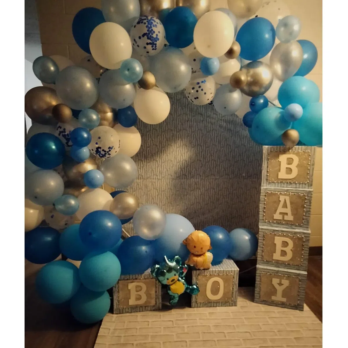 Arco Redondo de Madera (2.1 * 2.4m Arco de Boda de Madera for decoración de Boda/cumpleaños for Interior Exterior Fiestas Montaje fácil